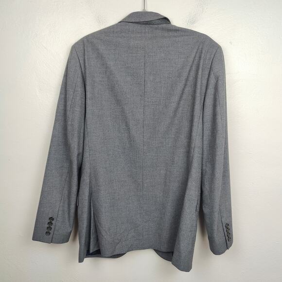 J Crew Ludlow Blazer Mens 38R Gray Wool Cotton Lightweight Preppy Jacket Suiting - Picture 5 of 12